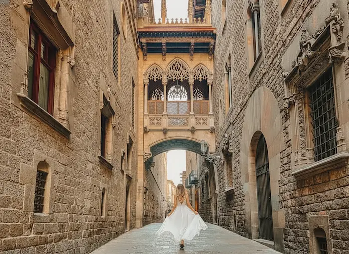Pont del Bisbe a Barcelona