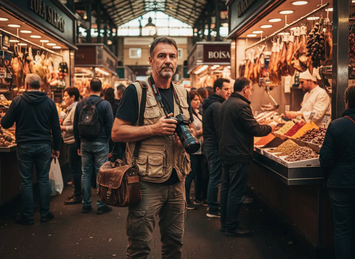 Fotògraf professional a mercat de Barcelona, referència dels millors fotògrafs de Barcelona